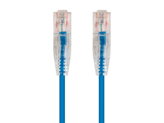 Monoprice Slimrun Cat6 Cable 28Awg 25Ft Blue