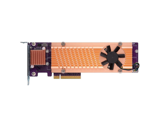 Qnap Quad M.2 Pcie Ssd Expansion Card; Supports Up To Four M.2 228
