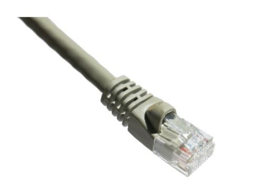 Cable de conexión Axiom Cat5E de 350 MHz, 9 m, con funda moldeada (gris)