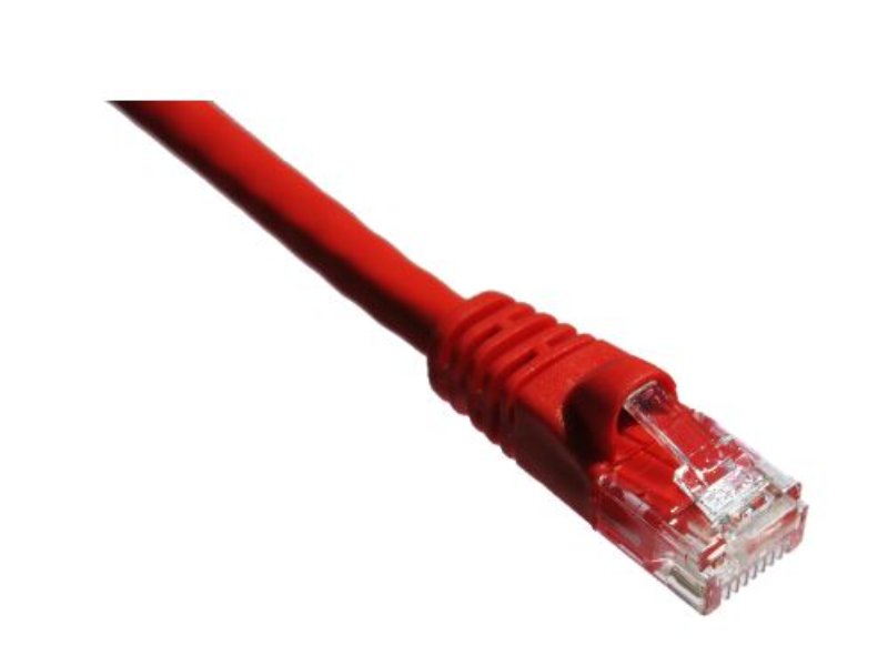 Câble de raccordement Axiom Cat5E 350 MHz 35 pi avec gaine moulée (rouge)