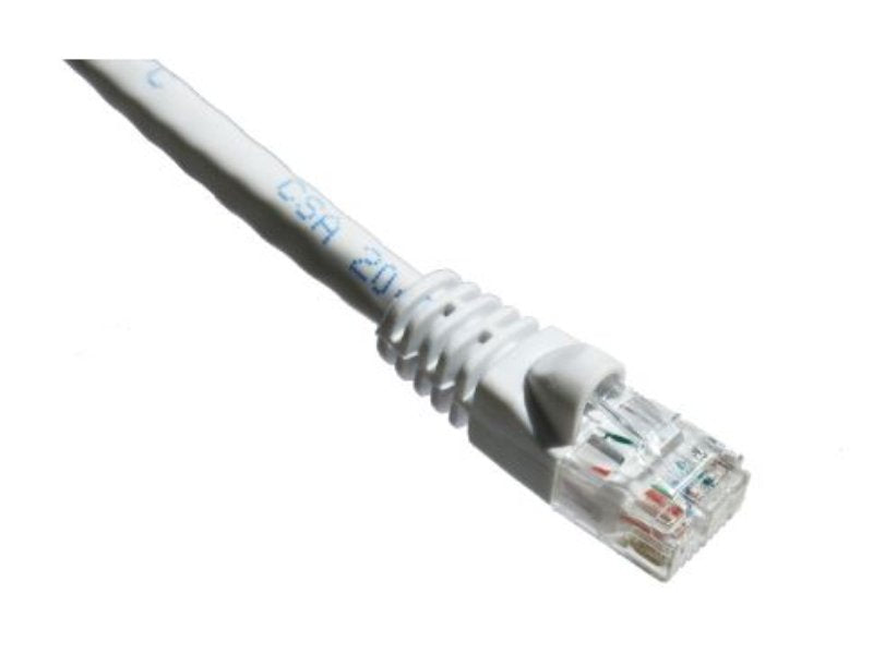 Cable de conexión Axiom Cat5E de 350 MHz, 9 m, con funda moldeada (blanco)