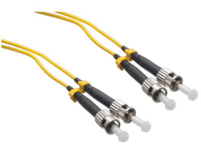 Cable de fibra óptica Axiom St/St monomodo dúplex OS2 9/125 de 35 m