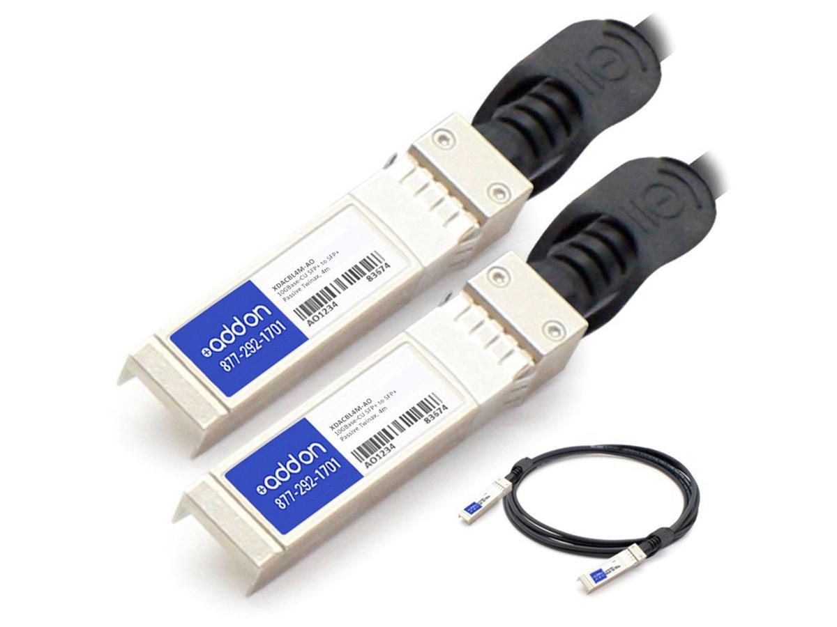 Cable Twinax DAC pasivo Axiom 10Gbase-Cu SFP+, compatible con Intel, 4 m