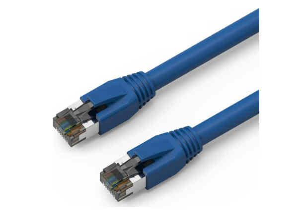 Câble de raccordement blindé Axiom Cat8 2000 MHz S/FTP de 35 pieds avec gaine anti-accroc (