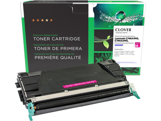 Clover Imaging Remanufactured Magenta Toner Cartridge For Lexmark