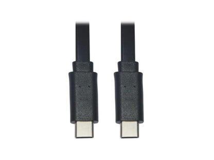 Eaton Tripp Lite Series Usb-C Flat Cable (M/M), Usb 2.0, Black, 3