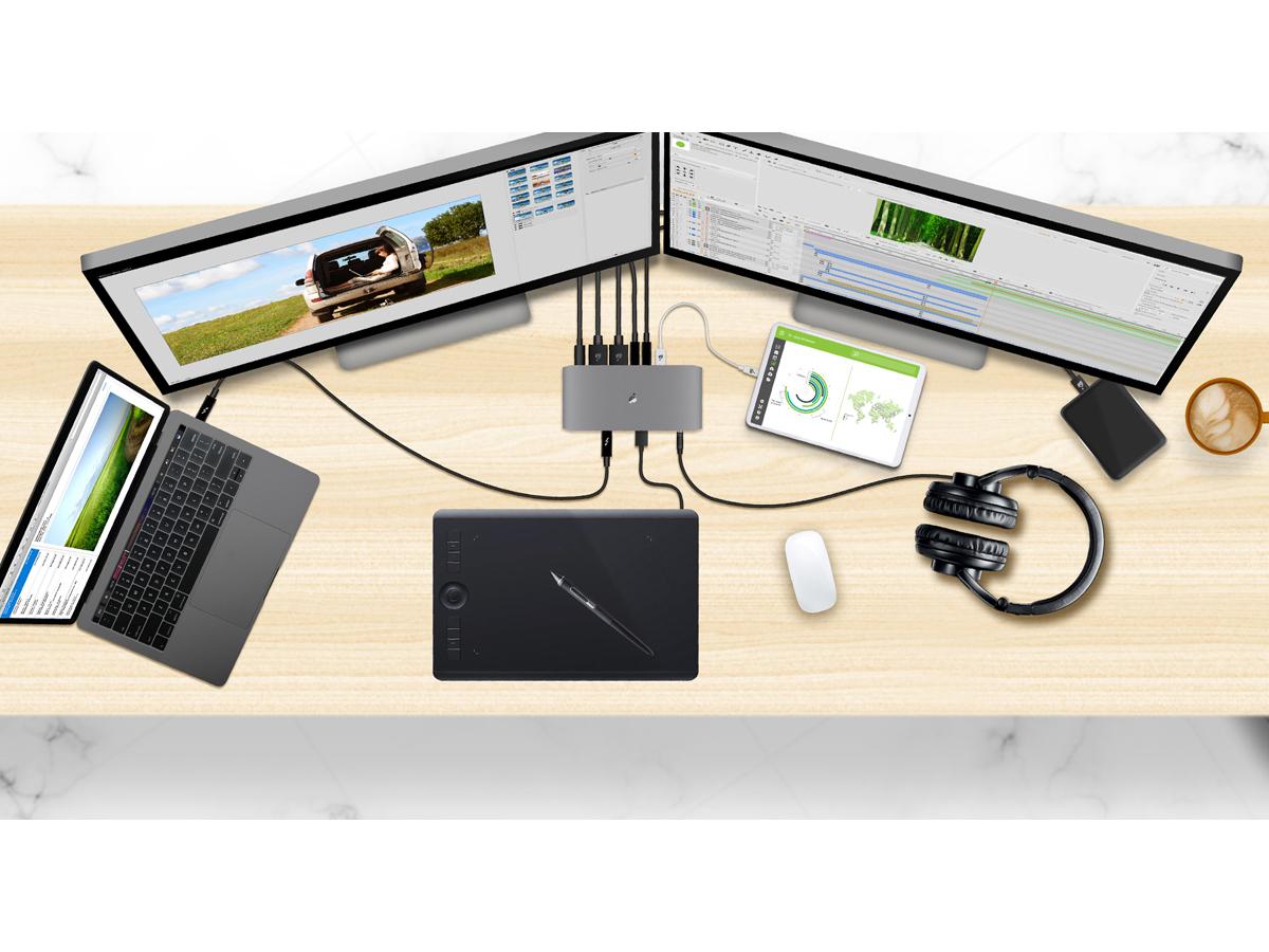 Base de conexión para TB3 Pro de modo dual Iogear Quantum