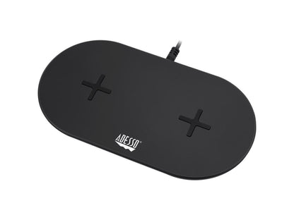 Dual Wrls 2 Coils Qi-Certified Fast Pad