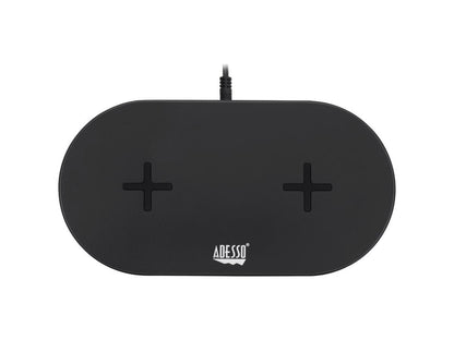 Dual Wrls 2 Coils Qi-Certified Fast Pad