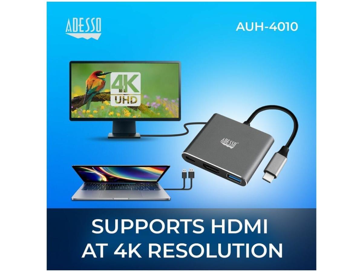 3 In 1 Usb-C Multiport Docking Station