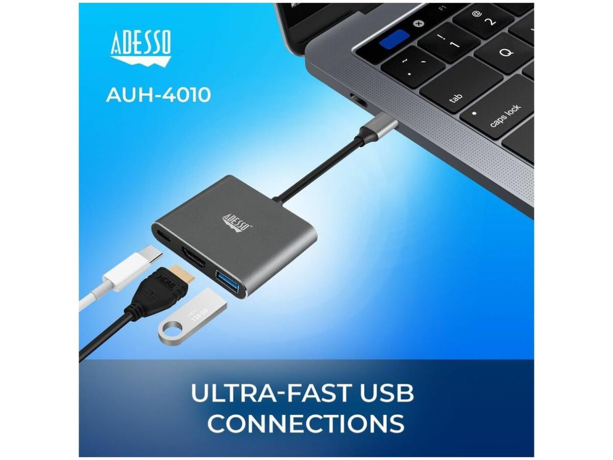 3 In 1 Usb-C Multiport Docking Station