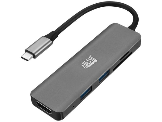 6 In 1 Usb-C Multiport Docking Station
