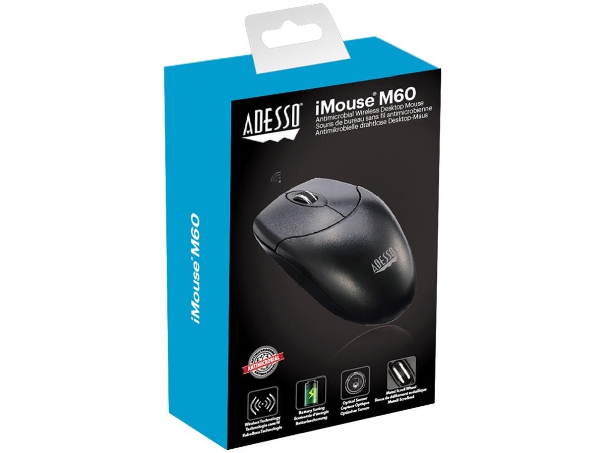 Souris de bureau sans fil antimicrobienne