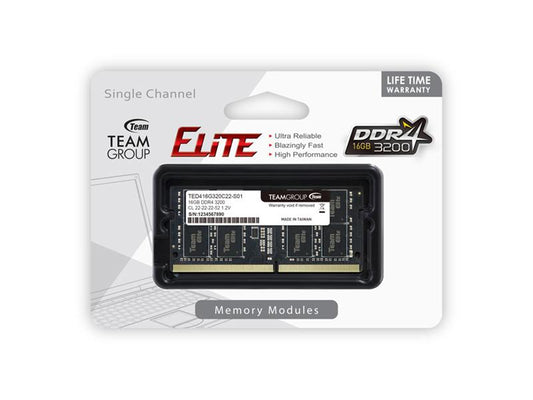 16Gb Pc4-25600 Ddr4 3200Mhz So-Dimm