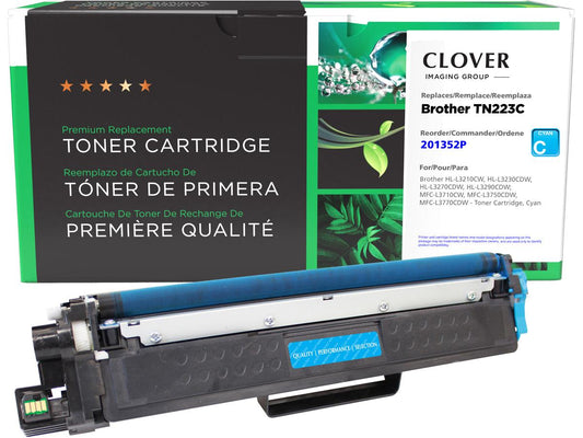 Clover Imaging Remanufactured Cyan Toner Cartridge For Brother Tn223