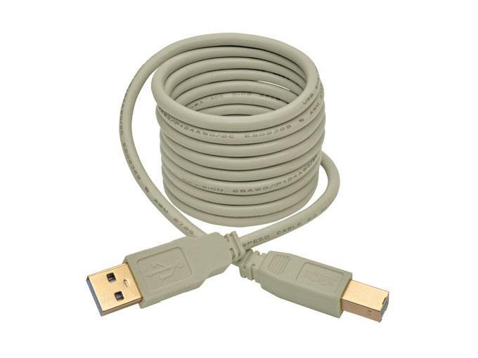 Eaton Tripp Lite Series Usb 2.0 A To B Cable (M/M), Beige, 6 Ft. (