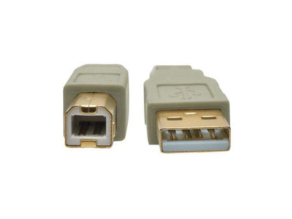 Eaton Tripp Lite Series Usb 2.0 A To B Cable (M/M), Beige, 6 Ft. (