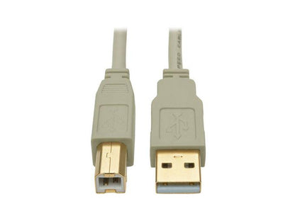Eaton Tripp Lite Series Usb 2.0 A To B Cable (M/M), Beige, 6 Ft. (