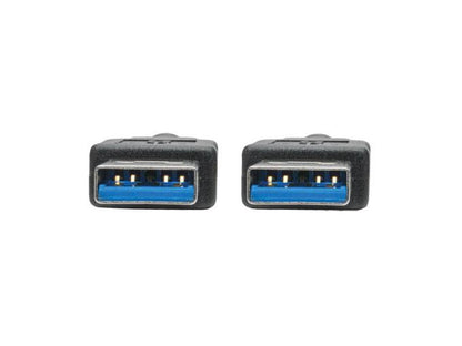 Câble USB 3.0 Superspeed A/A Eaton Tripp Lite Series (M/M), noir,