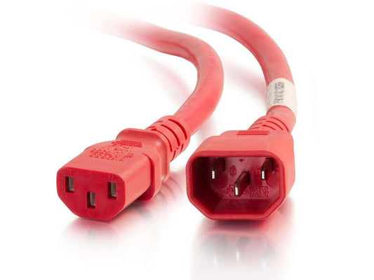 C2G 10Ft Power Cord - 18Awg - Iec320C14 To Iec320C13 - Taa Complia