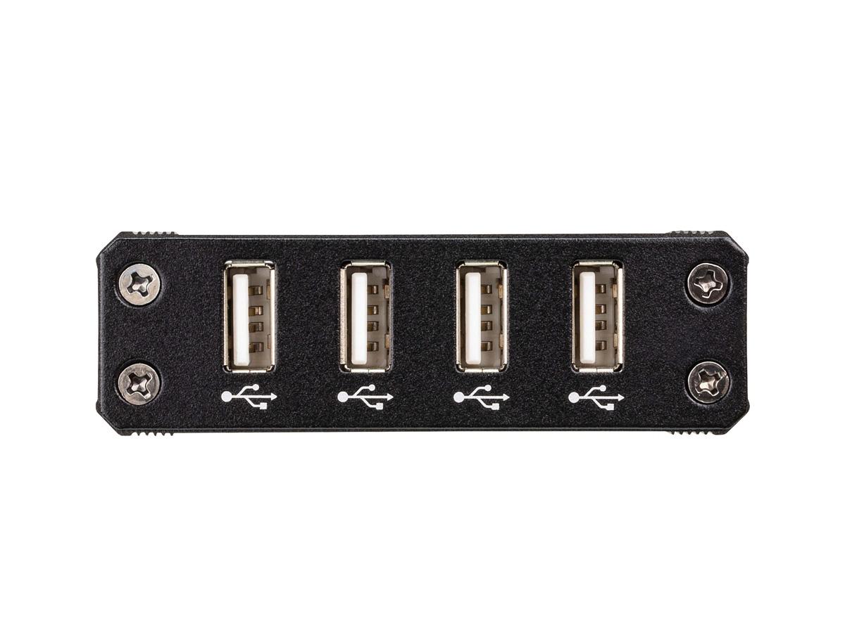 Hub extensor USB 2.0 Cat5 de 4 puertos