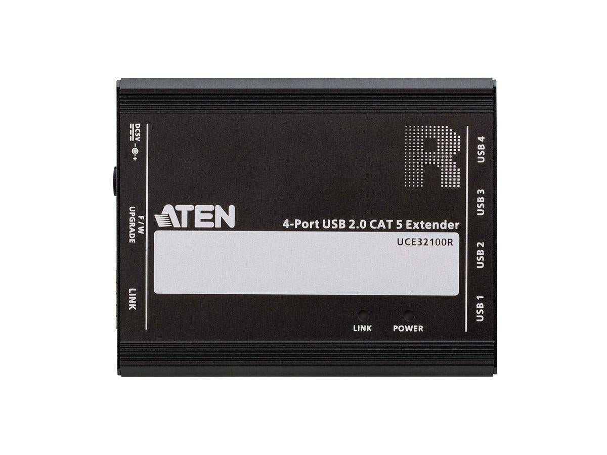 Hub extensor USB 2.0 Cat5 de 4 puertos