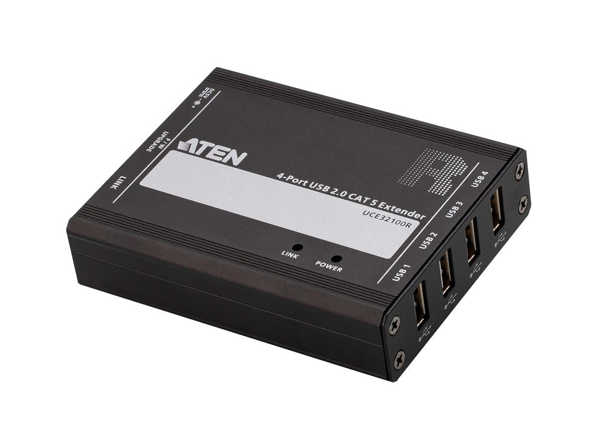 Hub extensor USB 2.0 Cat5 de 4 puertos