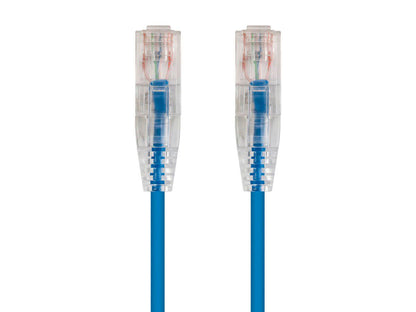 Câble UTP Monoprice Slimrun Cat6 - 91 cm, bleu