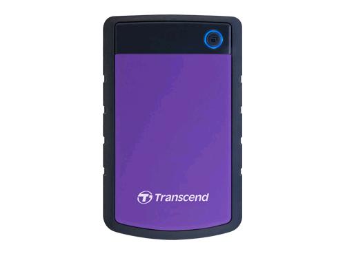 Transcend 4Tb, 2.5In Portable Hdd, Storejet H3, Purple, Anti-Shock