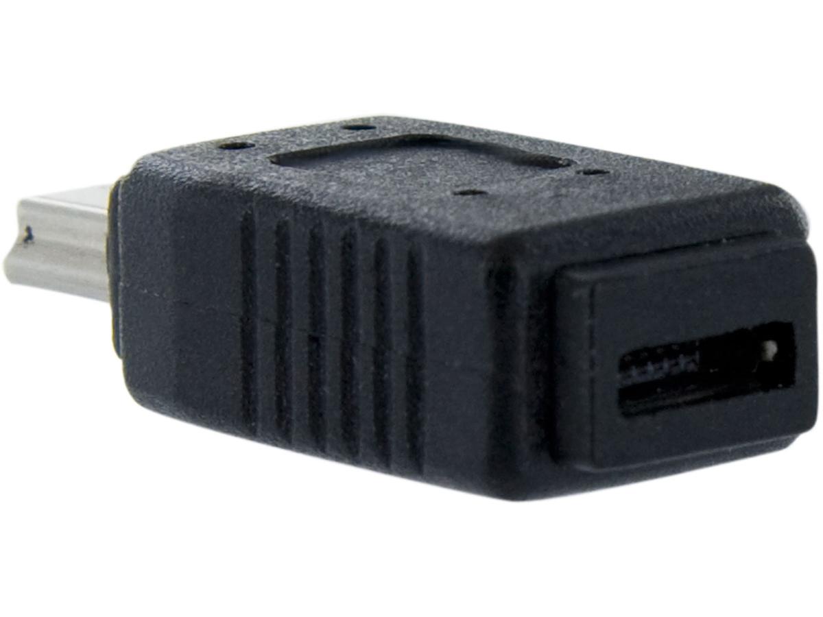 Adaptador Micro USB a Mini USB 2.0 de Startech.Com - Micro USB (H) a