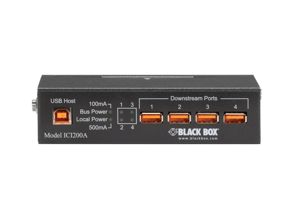 Black Box Corp Industrial-Grade Usb Hub 4-Port  Ici200A