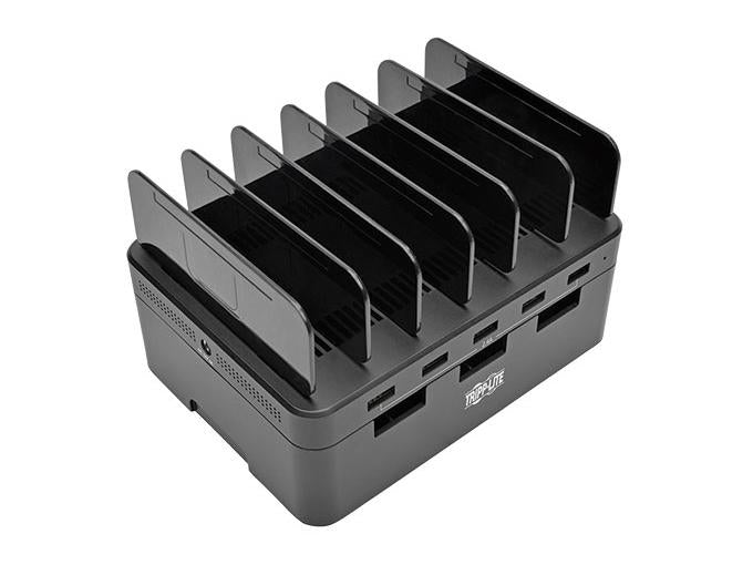 Concentrador de estación de carga rápida USB de 5 puertos Eaton Tripp Lite Series con