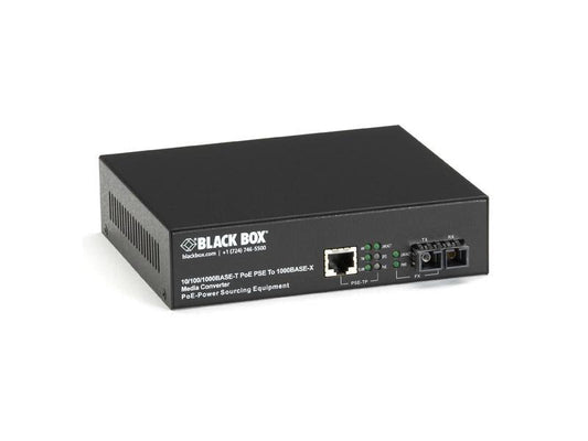 Black Box Corp Edia Converter, Single- Ps500A-Sm-10K-Sc