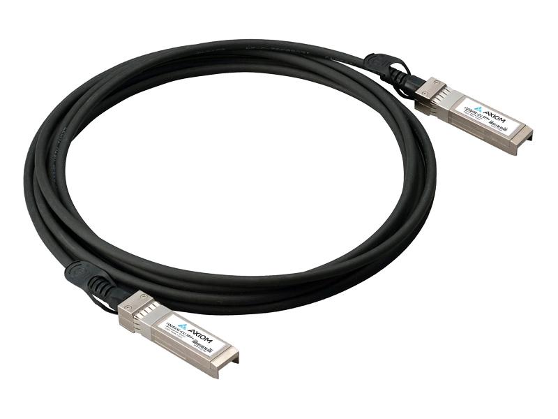 Cable Twinax DAC pasivo Axiom 10Gbase-Cu SFP+, compatible con Aruba, 3 m