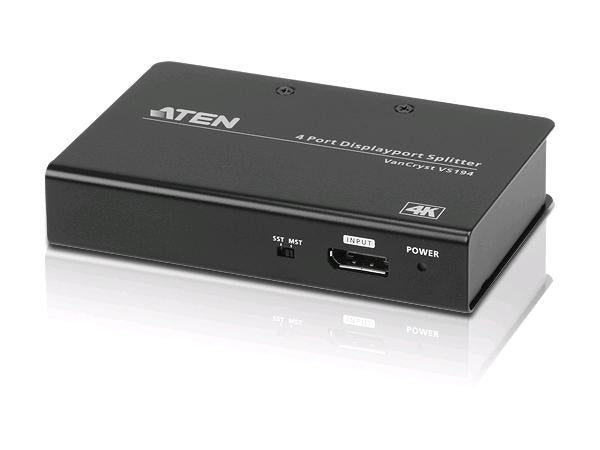Divisor DisplayPort de 4 puertos con conector macho/hembra