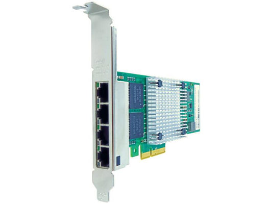 Axiom 10/100/1000Mbs Quad Port Rj45 Pcie X4 Nic Card For Dell - 54
