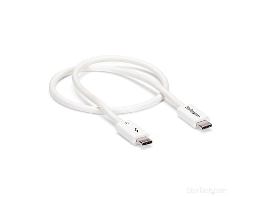 Cable Thunderbolt 3 de Startech.Com de 50 cm (1,6 pies), 40 Gbps, 100 W de potencia, 4K