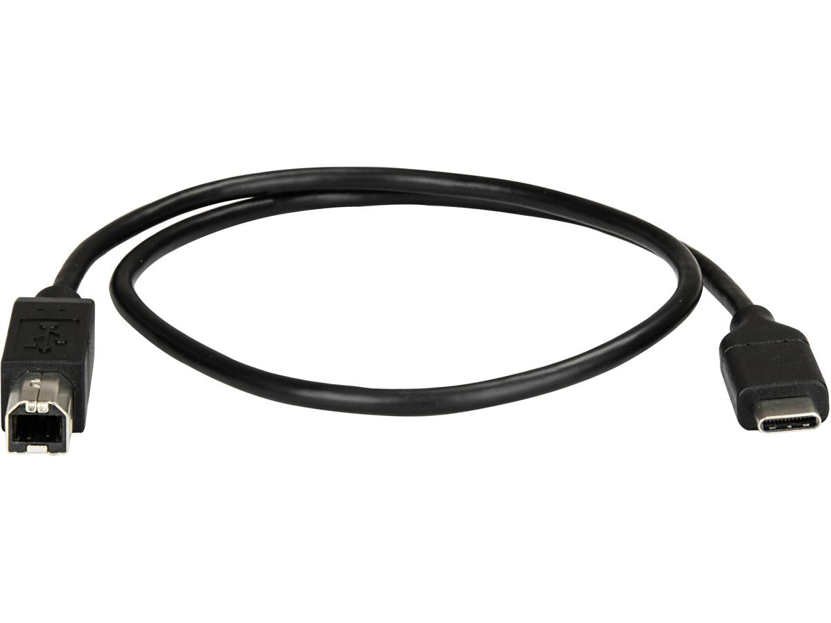 Cable de impresora USB-C a USB-B de Startech.Com - 0,5 m (1,6 pies) - USB-C