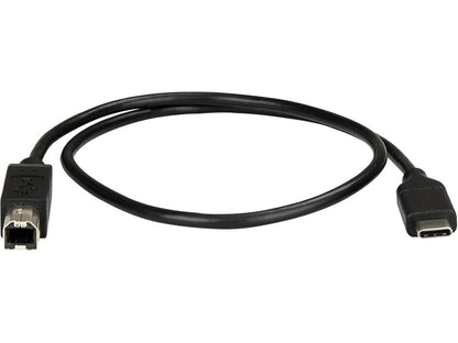 Cable de impresora USB-C a USB-B de Startech.Com - 0,5 m (1,6 pies) - USB-C
