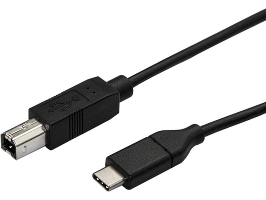 Cable de impresora USB-C a USB-B de Startech.Com - 0,5 m (1,6 pies) - USB-C
