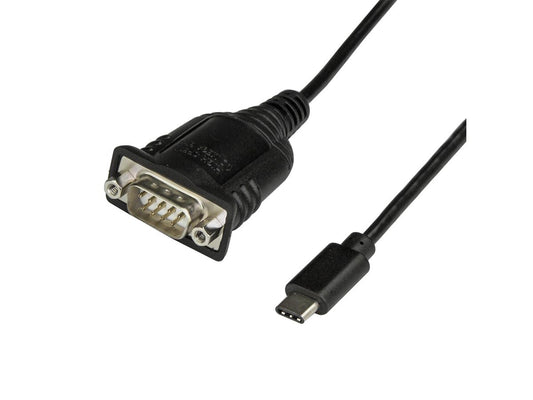 Cable adaptador USB-C a serie con retención de puerto COM de Startech.Com