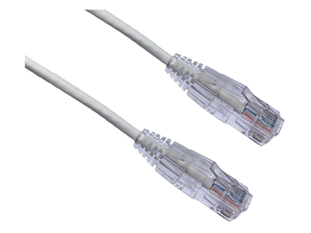 Cable de conexión ultrafino sin enganches Bendnflex Cat6 de 15 pies Axiom de 550 MHz (