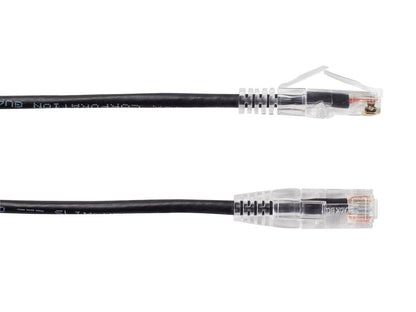 Black Box Corp Slim Net Cat6 Patch Cable Black 7 Ft