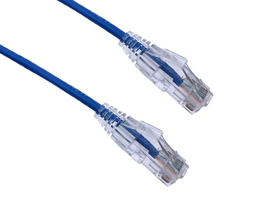 Cable de conexión ultrafino sin enganches Bendnflex Cat6A de 8 pies de Axiom, 650 MHz (