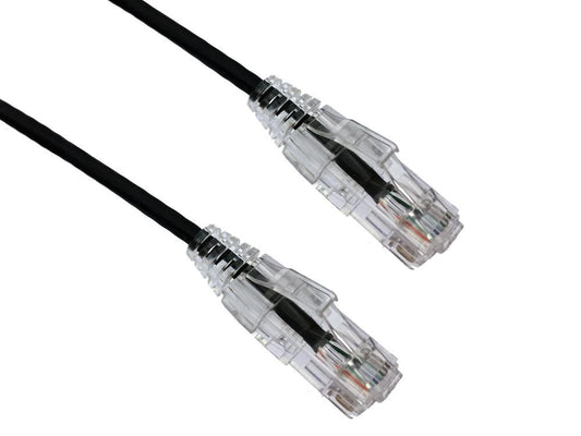 Câble de raccordement ultra-fin Cat6A Bendnflex Axiom 100 pi, anti-accroc, 650 MHz