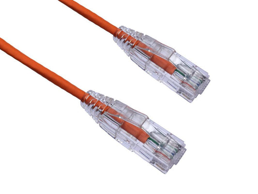 Câble de raccordement ultra-fin Cat6A Bendnflex Axiom 10 pi, anti-accroc, 650 MHz