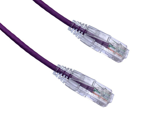 Câble de raccordement ultra-fin Cat6A Bendnflex Axiom 100 pi, anti-accroc, 650 MHz