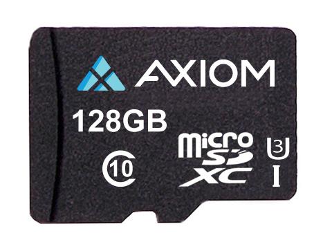 Tarjeta de memoria flash Axiom SDXC de 128 GB, clase 10 (UHS-I U3)