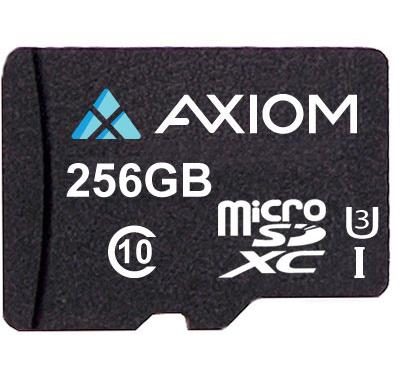 Tarjeta de memoria flash Axiom SDXC de 256 GB, clase 10 (UHS-I U3)