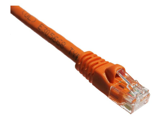 Cable de conexión S/FTP blindado Axiom Cat6 de 22,8 m, 550 MHz, con funda moldeada (naranja)